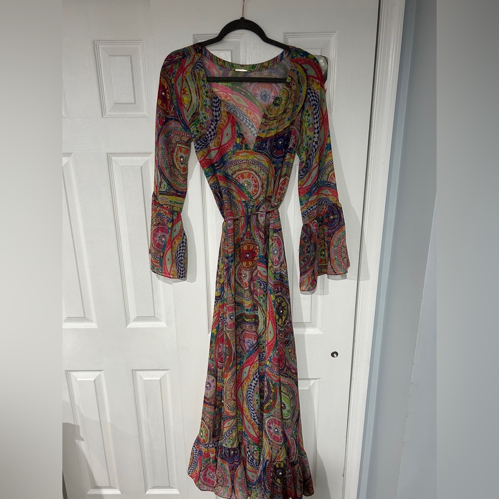 Alexis CHARISMA Multicolor Long Sleeve Maxi Dress - Picture 3 of 7